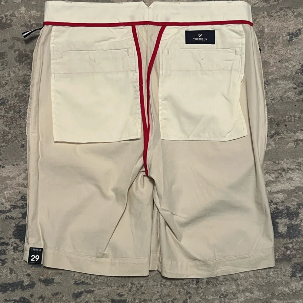 Cremieux Newport Chino Shorts Men’s Size 29 Cream Color Cotton Preppy Summer